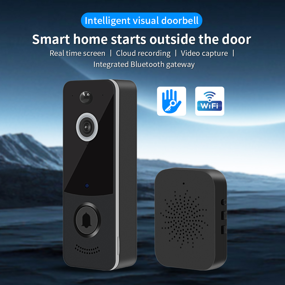 Smart Home Video - 1080P WIFI Video Doorbell TTLOCK App
