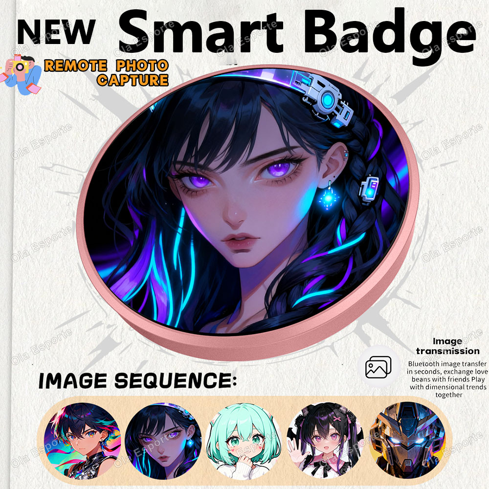 Smart Home Icon - Dynamic Electronic Badge Anime Merchandise Digital