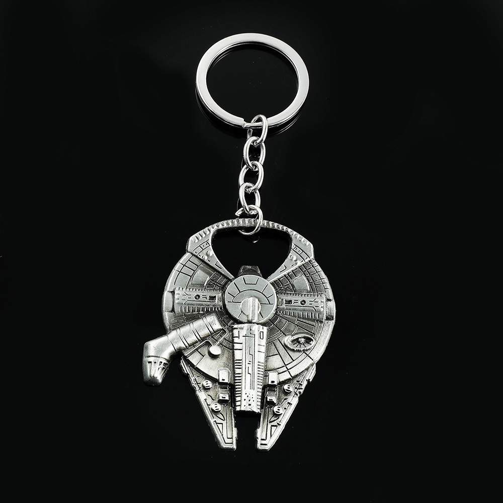Smart Home Icon - Fashion Movie Spaceship Sign Robot Keychain