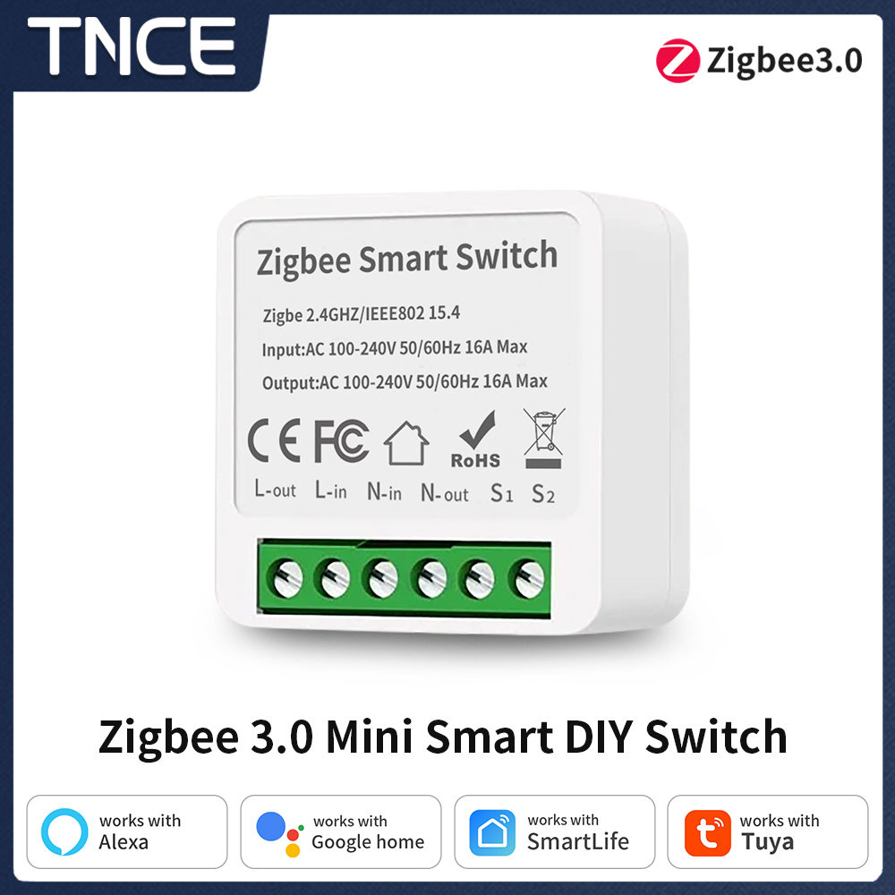 Smart Home Alexa - TNCE Tuya 16A Zigbee3.0 Smart Switch