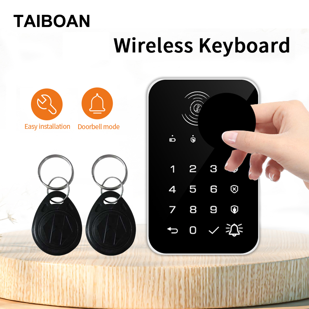 Smart Home Keyboard - Wireless 433MHz Keyboard Touch Keyboard RFID