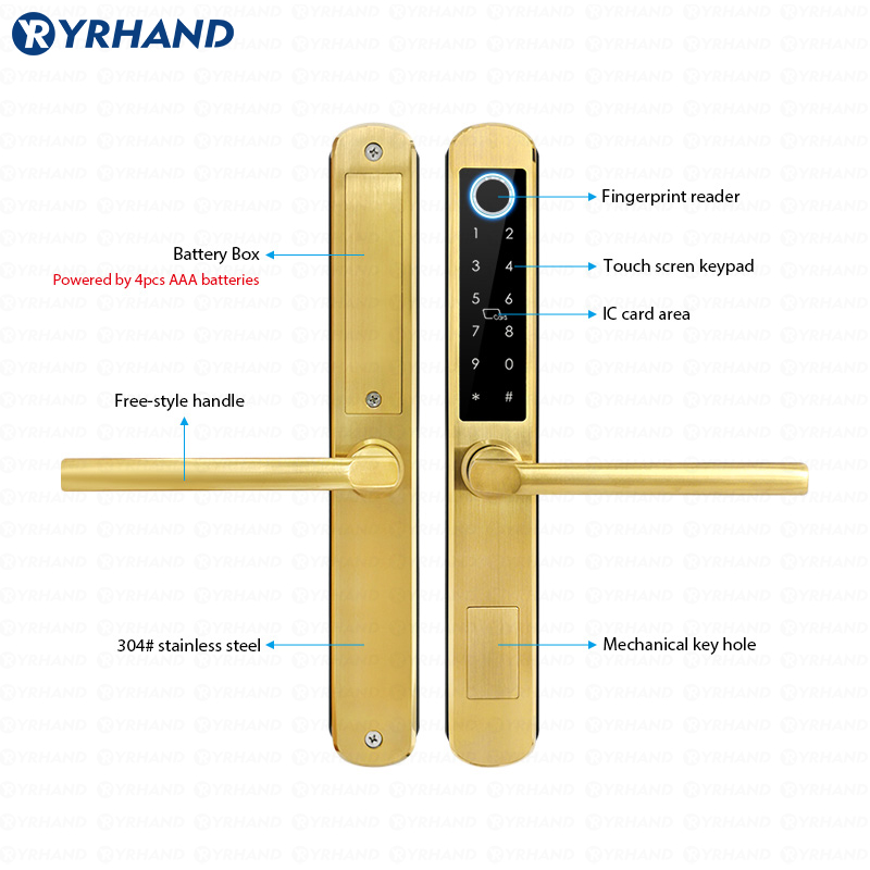 IP66 Gold Stainless steel Slid - Smart Home Technology review and price