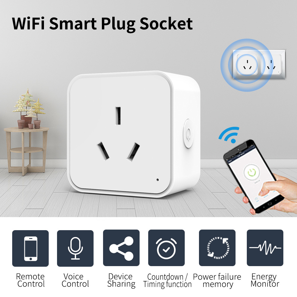 Tuya WIFI Smart Socket AU 16A  - Smart Home Technology review and price