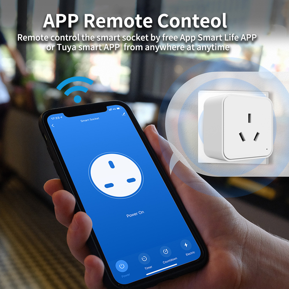 Tuya WIFI Smart Socket AU 16A  - Smart Home Technology review and price