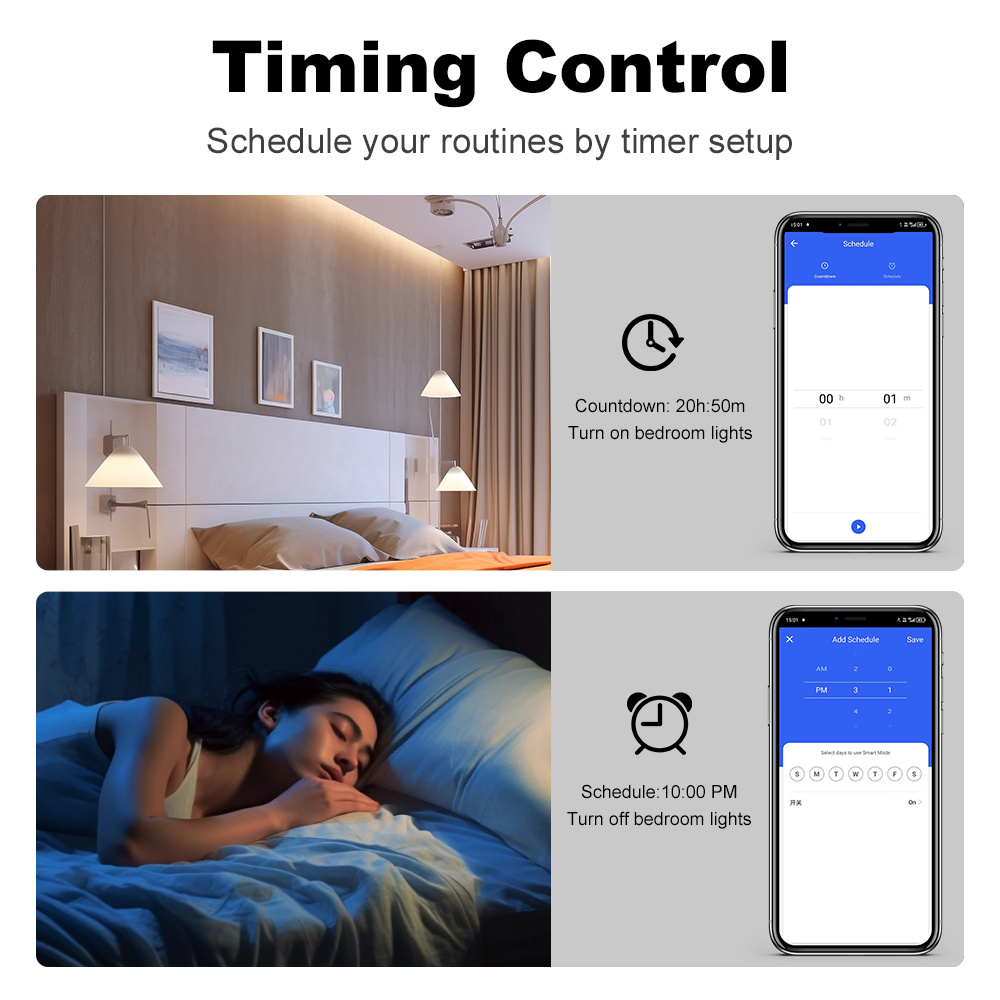 Manhot Smart zigbee Switch No  - Smart Home Alexa review and price
