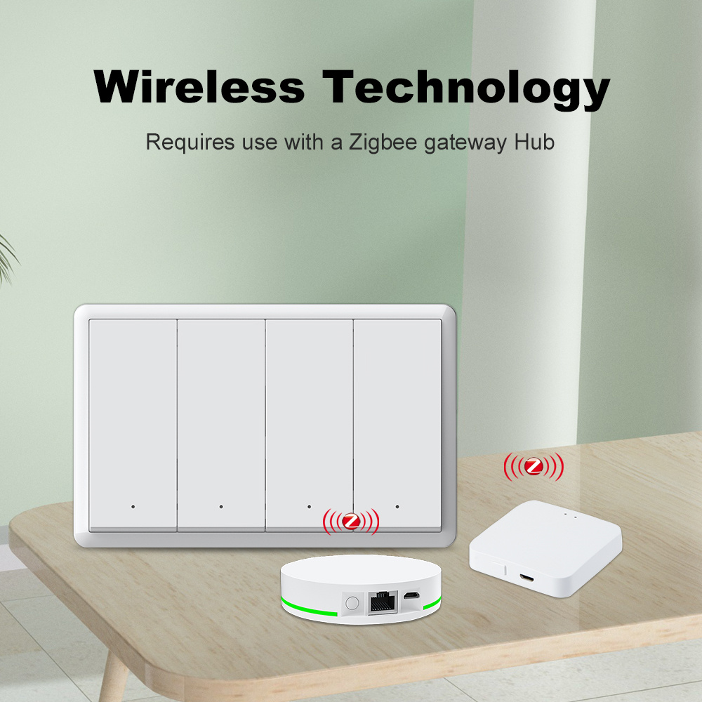 Manhot Smart zigbee Switch No  - Smart Home Alexa review and price