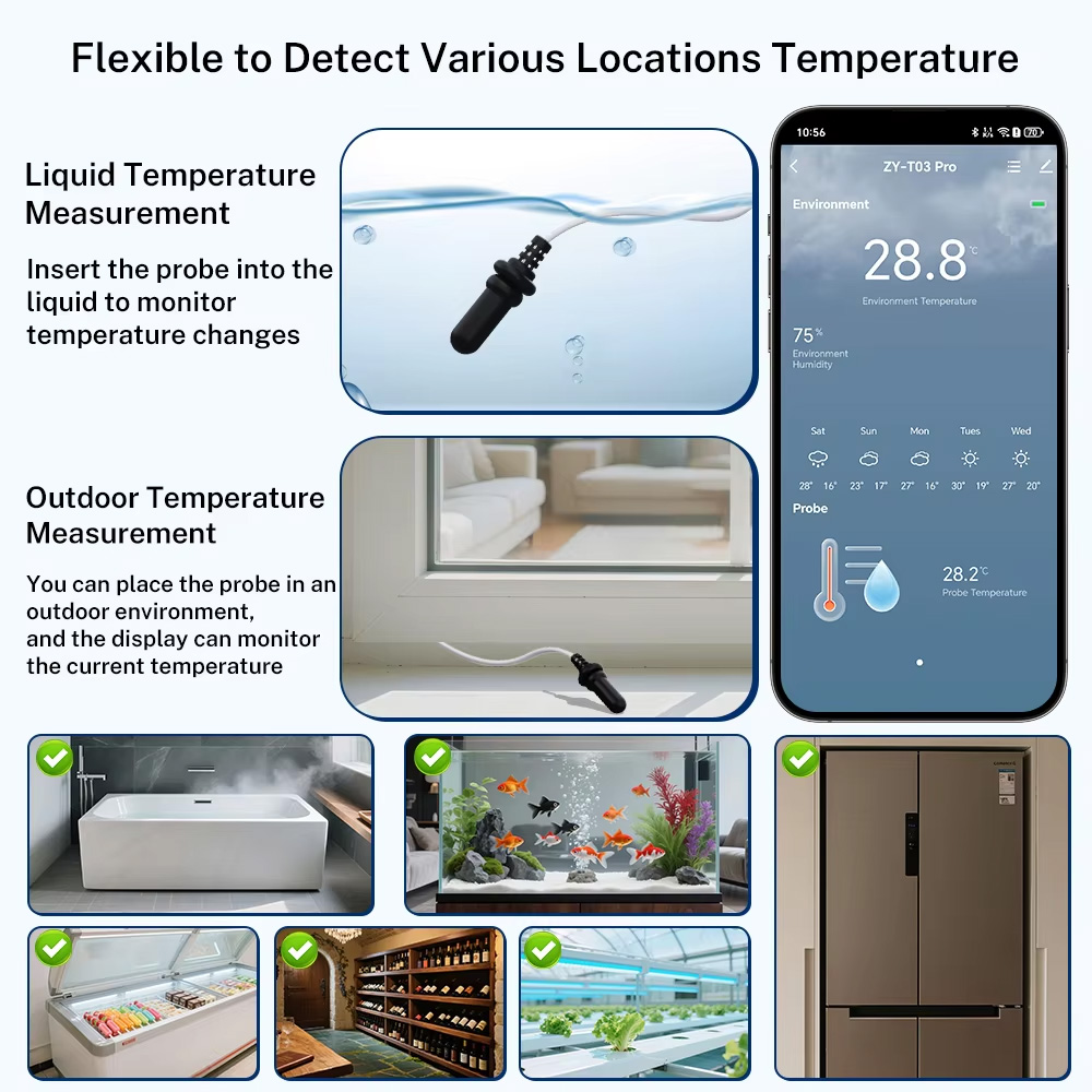 External Waterproof Probe Temp - Smart Home Alexa review and price