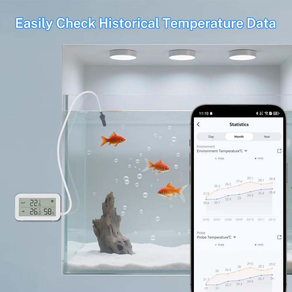 External Waterproof Probe Temp - Smart Home Alexa review and price