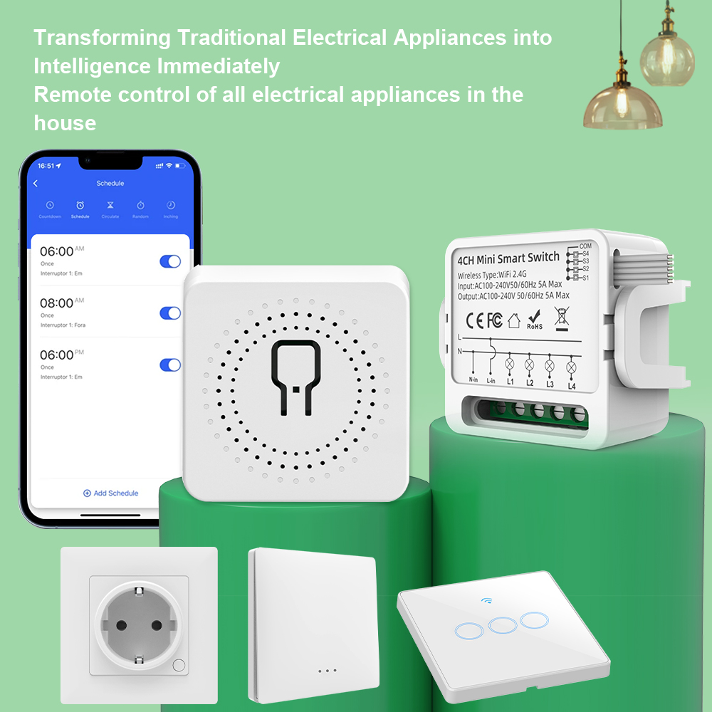 Tuya WiFi Smart Switch 1/2/3/4 - Smart Home Alexa review and price