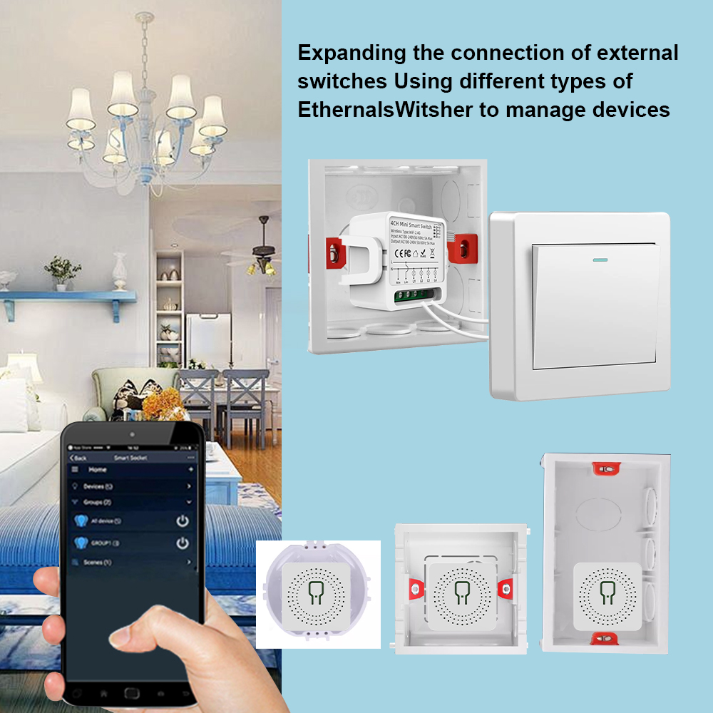 Tuya WiFi Smart Switch 1/2/3/4 - Smart Home Alexa review and price