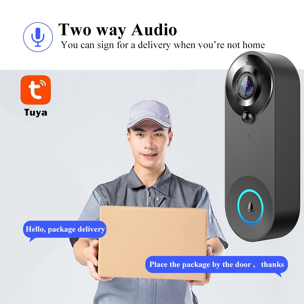 Tuya 1080P Wireless WIFI Doorb - Smart Home Video review and price
