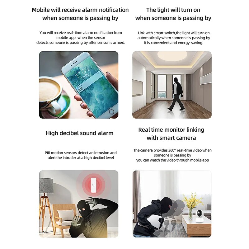 Tuya WiFi Zigbee PIR Motion Se - Smart Home Google review and price