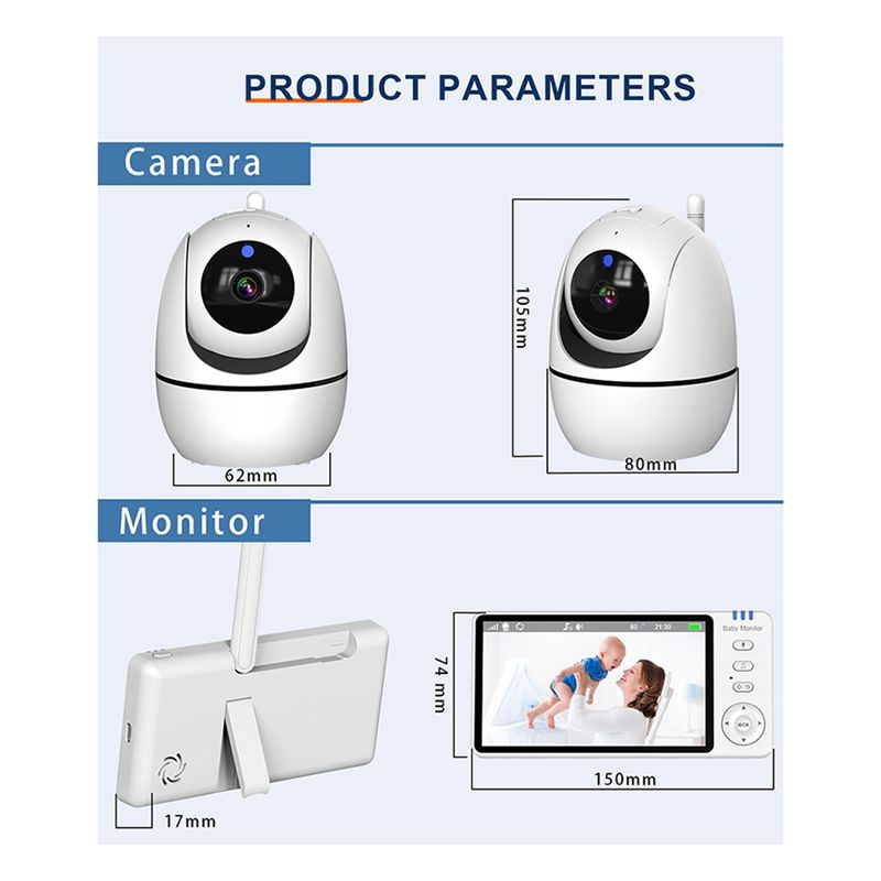 ABUL-Video Baby Monitor 2.4G 3 - Smart Home Video review and price