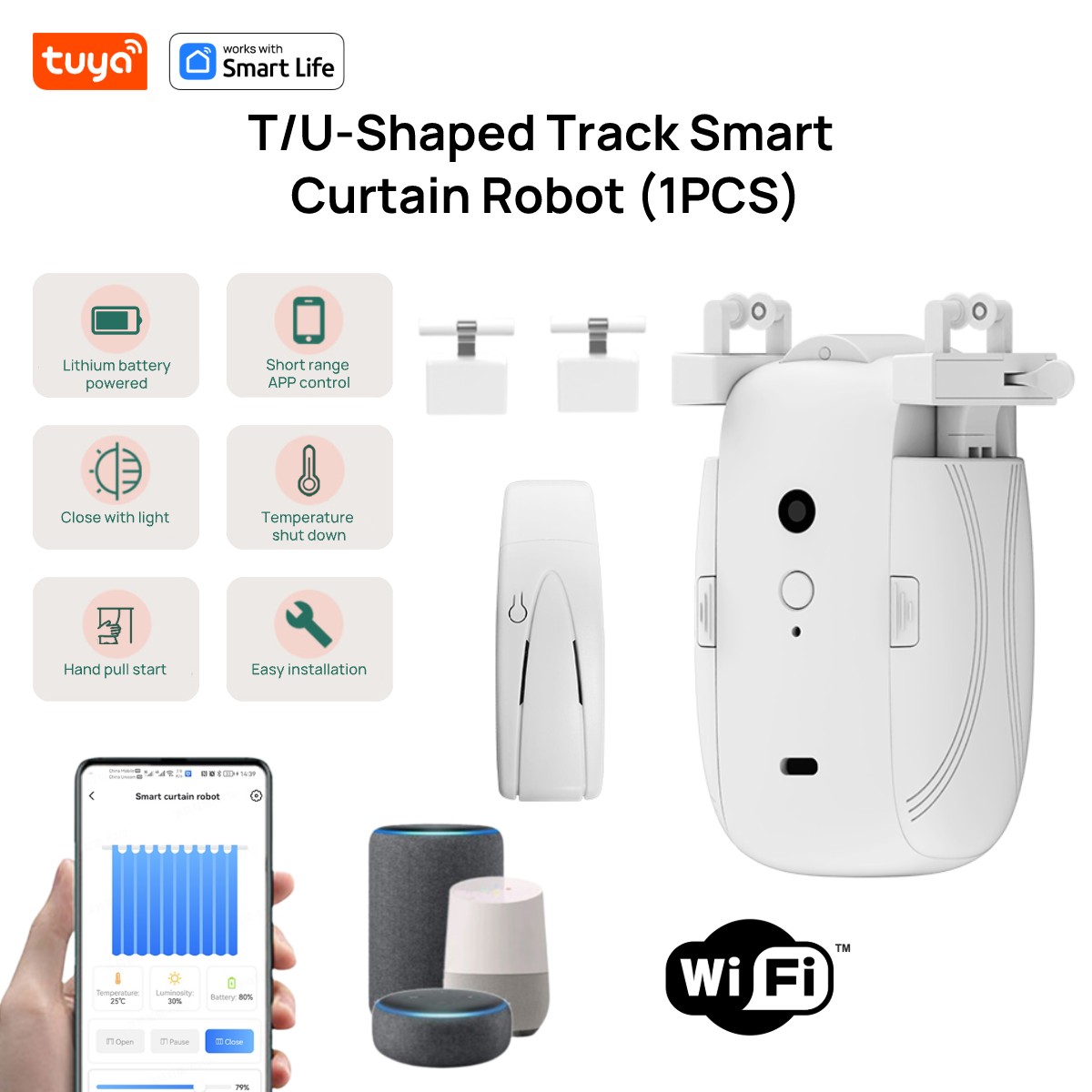 Tuya Smart WiFi Curtain Robot  - Smart Home Wifi Hub review and price