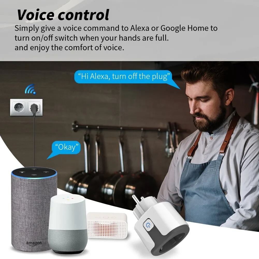 WiFi EU Smart Socket Plug Work - Smart Home Technology review and price