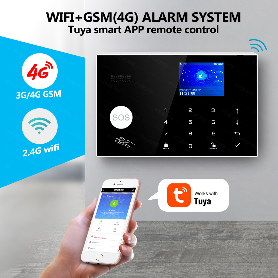 KERUI WiFi+4G Home Alarm with  - Smart Home Keyboard review and price