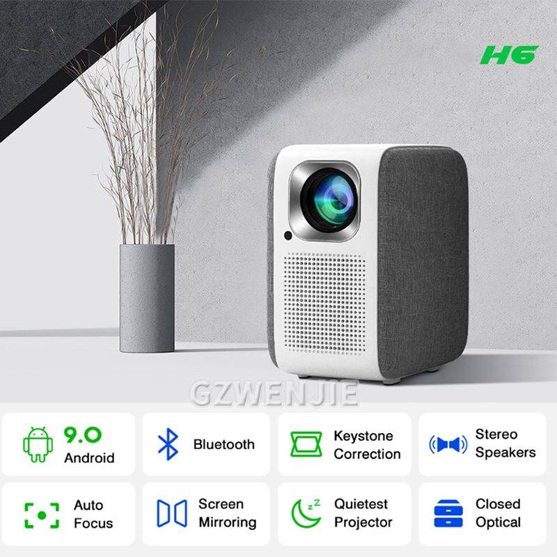 H6 Mini Projector LED 1080P Fu - Smart Home Video review and price