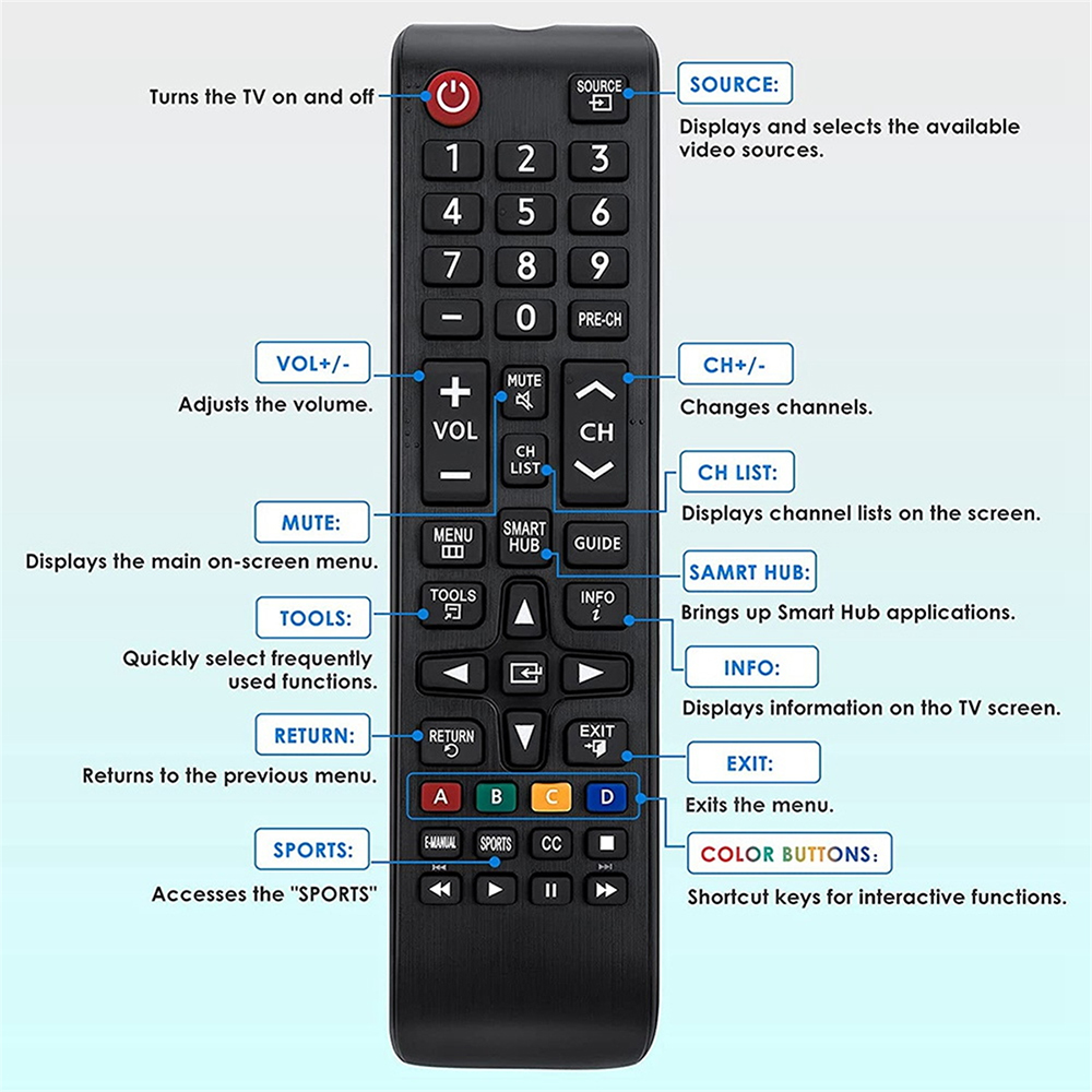 For Samsung TV Remote Control  - Smart Home Samsung review and price