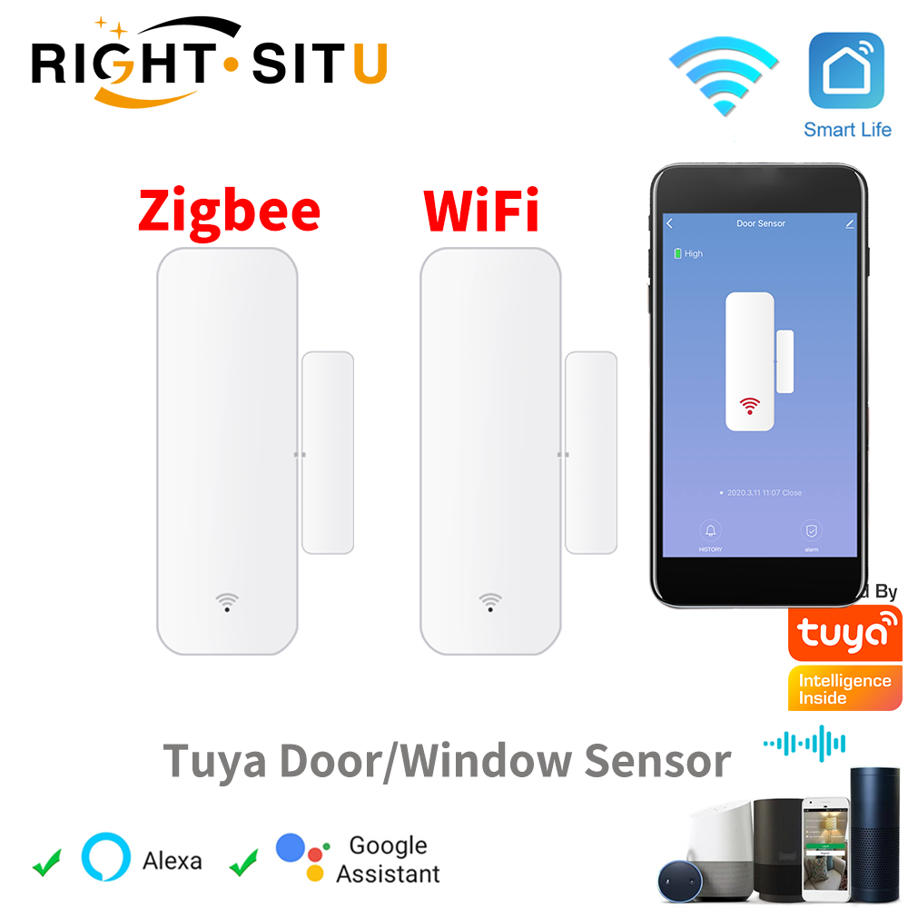 Tuya WiFi Zigbee Door Window S - Smart Home Alexa review and price