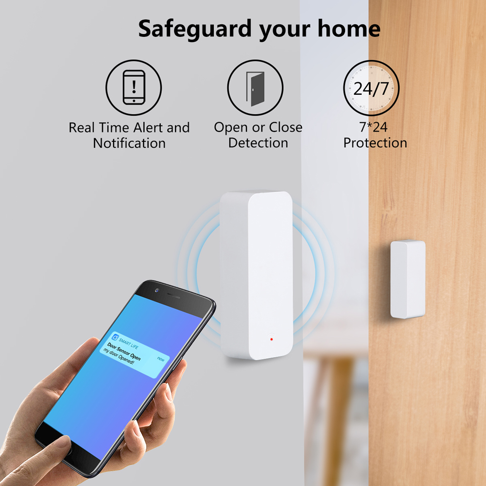 Tuya WiFi Zigbee Door Window S - Smart Home Alexa review and price
