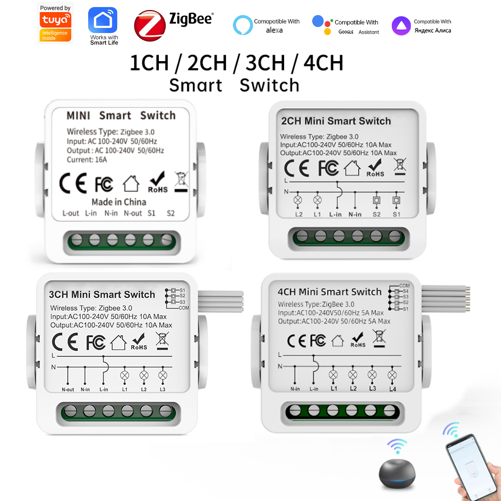 Tuya Zigbee 3.0 Smart Switch 1 - Smart Home Alexa review and price