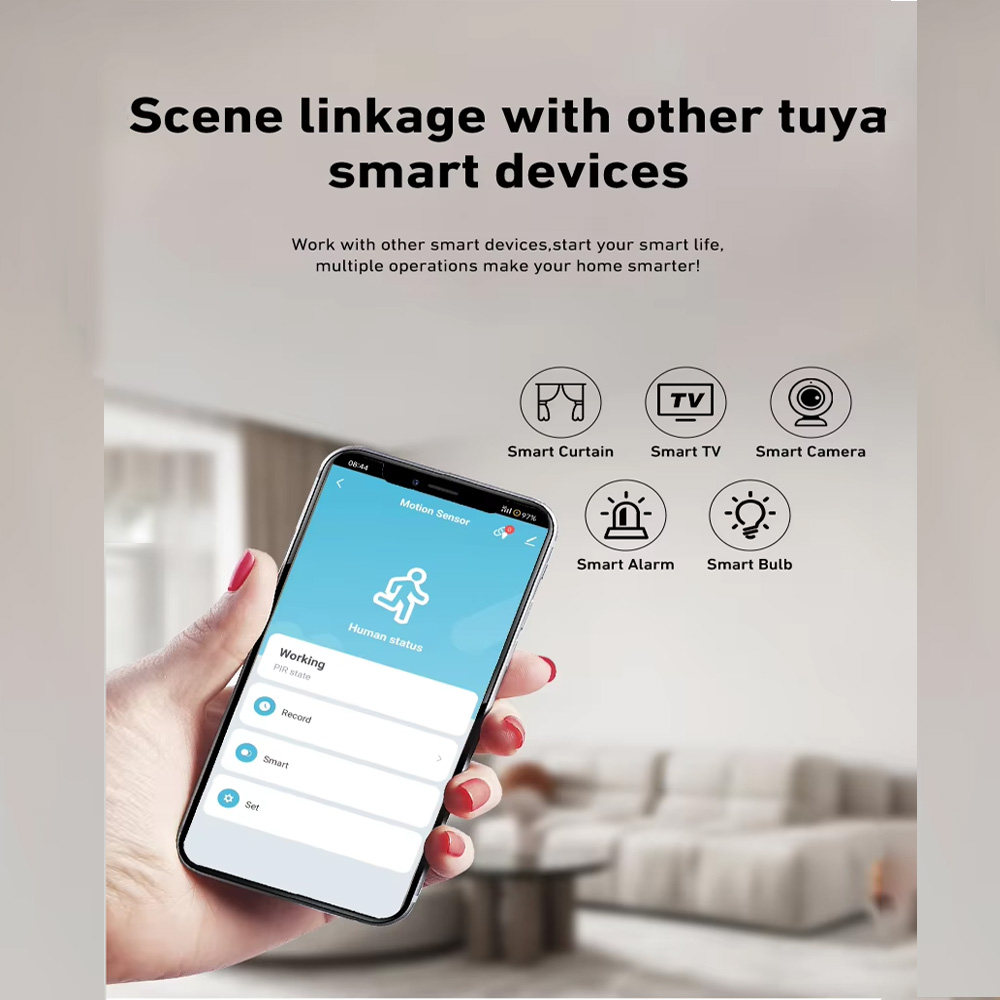 Smart PIR Motion Sensor WiFi Z - Smart Home Google review and price