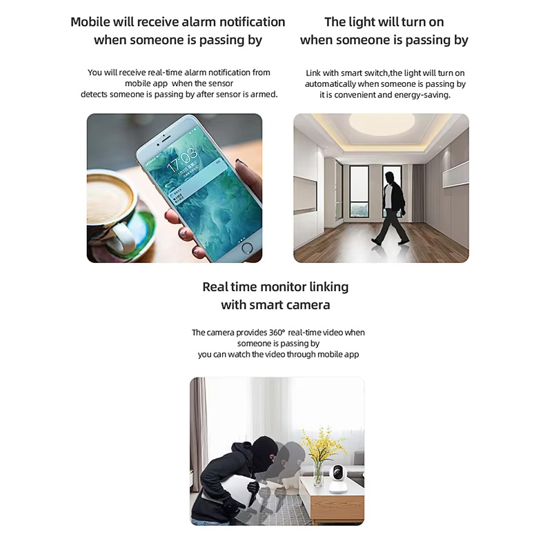 Smart PIR Motion Sensor WiFi Z - Smart Home Google review and price
