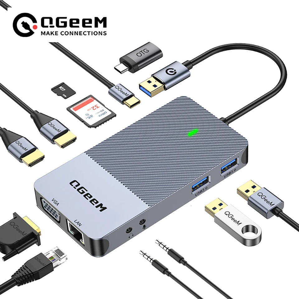 QGeeM USB 3.0 Docking Station, - Smart Home Hub 2 review and price
