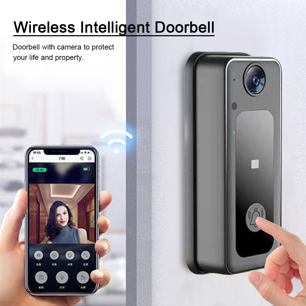 Wireless Camera Doorbell Two-W - Smart Home Video review and price