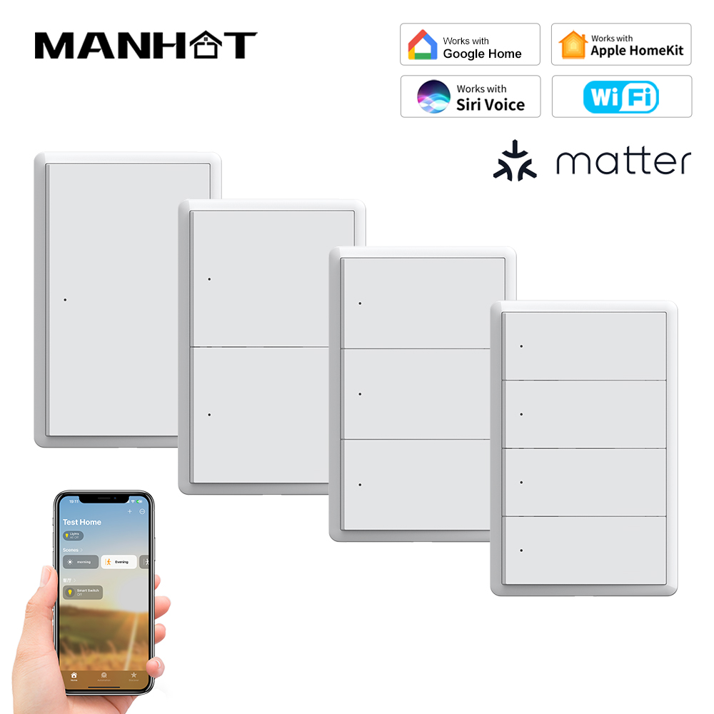 MANHOT Homekit WiFi Smart Swit - Smart Home Alexa review and price