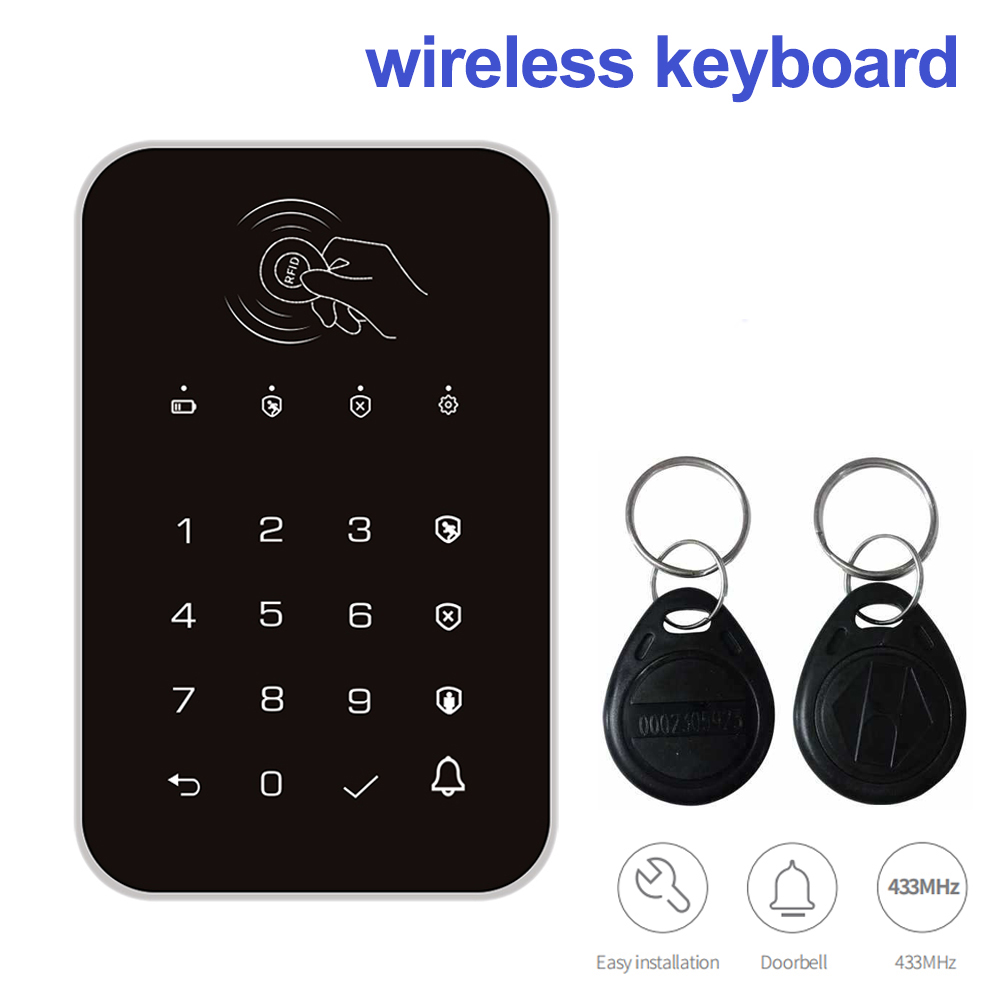 Wireless 433MHz Keyboard Touch - Smart Home Keyboard review and price