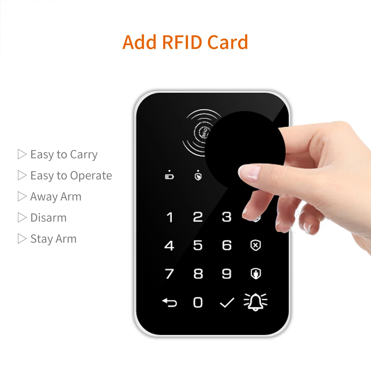 Wireless 433MHz Keyboard Touch - Smart Home Keyboard review and price