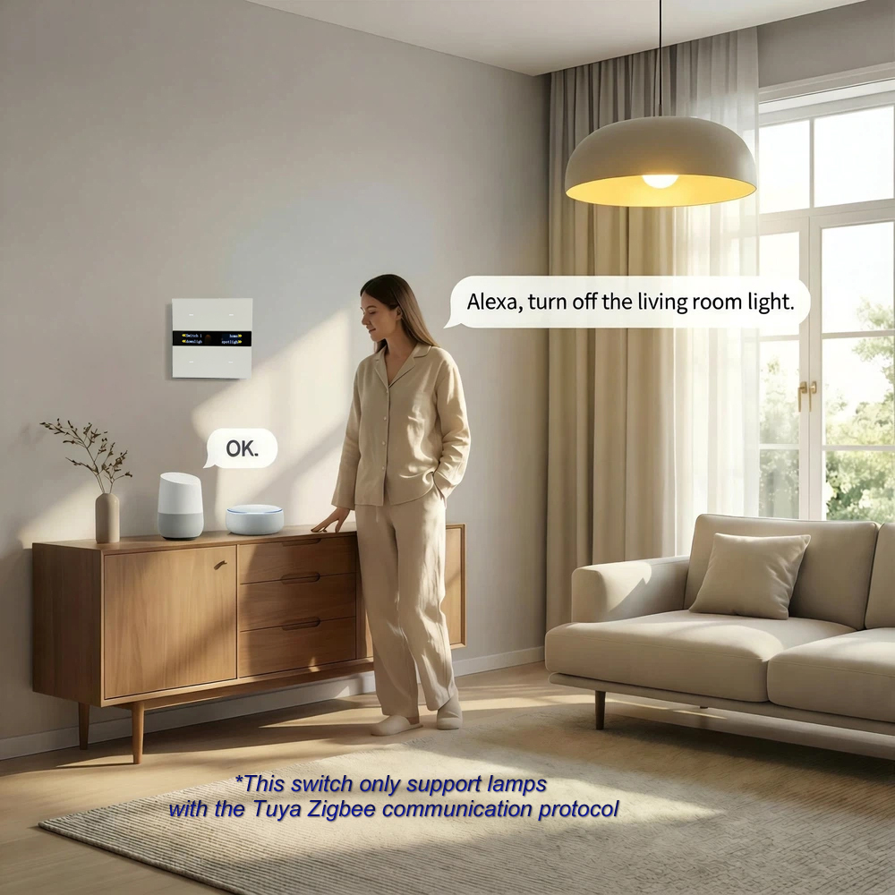 M8 Pro Zigbee Smart Switch Pan - Smart Home Alexa review and price