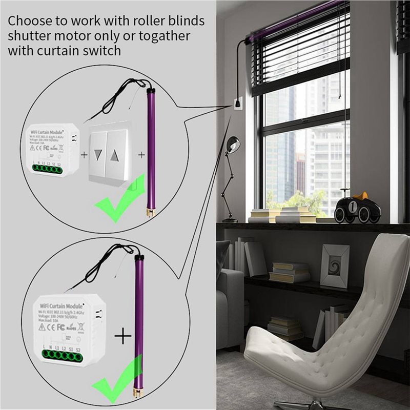 A27F-3X Tuya WIFI Smart Curtai - Smart Home Google review and price