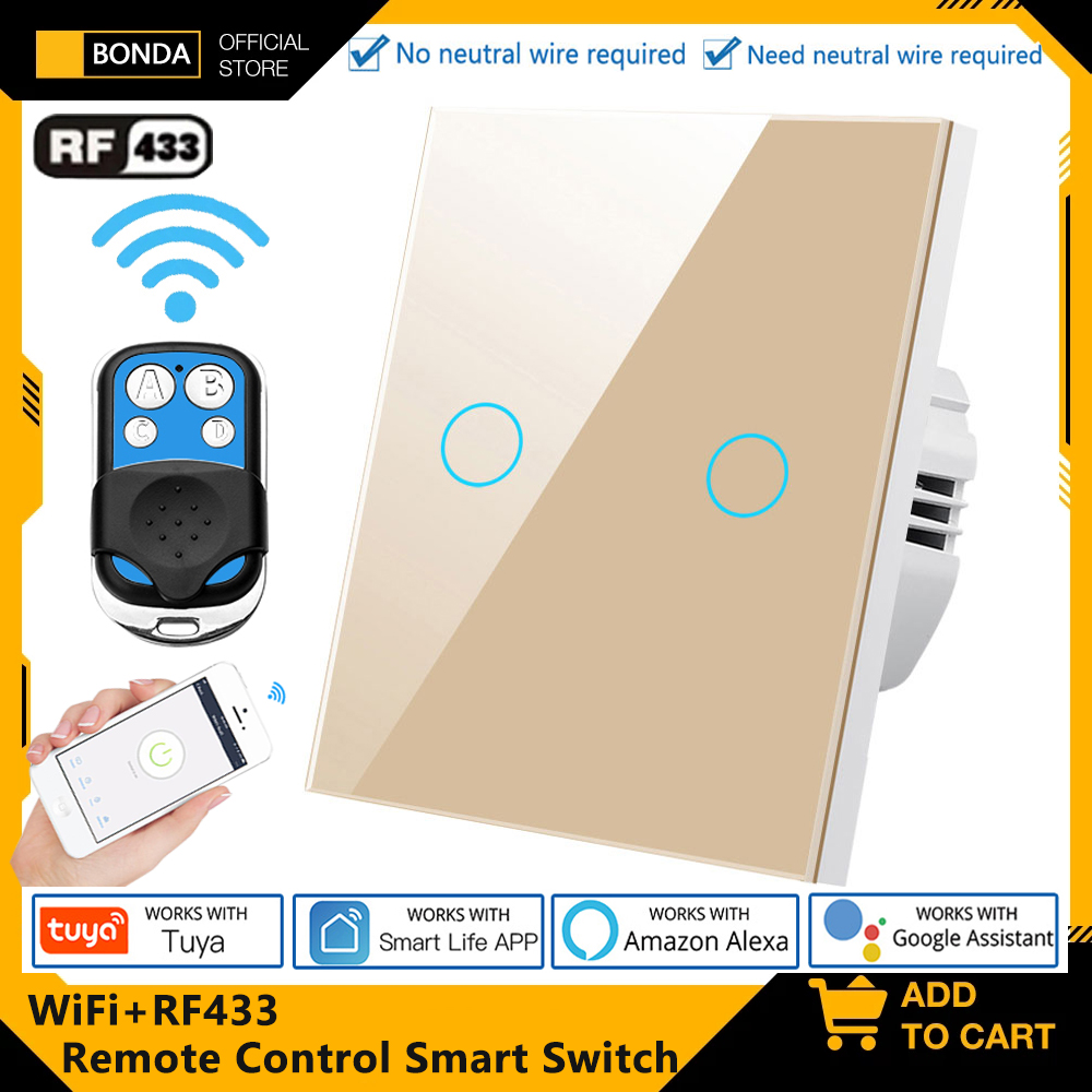 Tuya EU WiFi+RF433 Smart Remot - Smart Home Alexa review and price