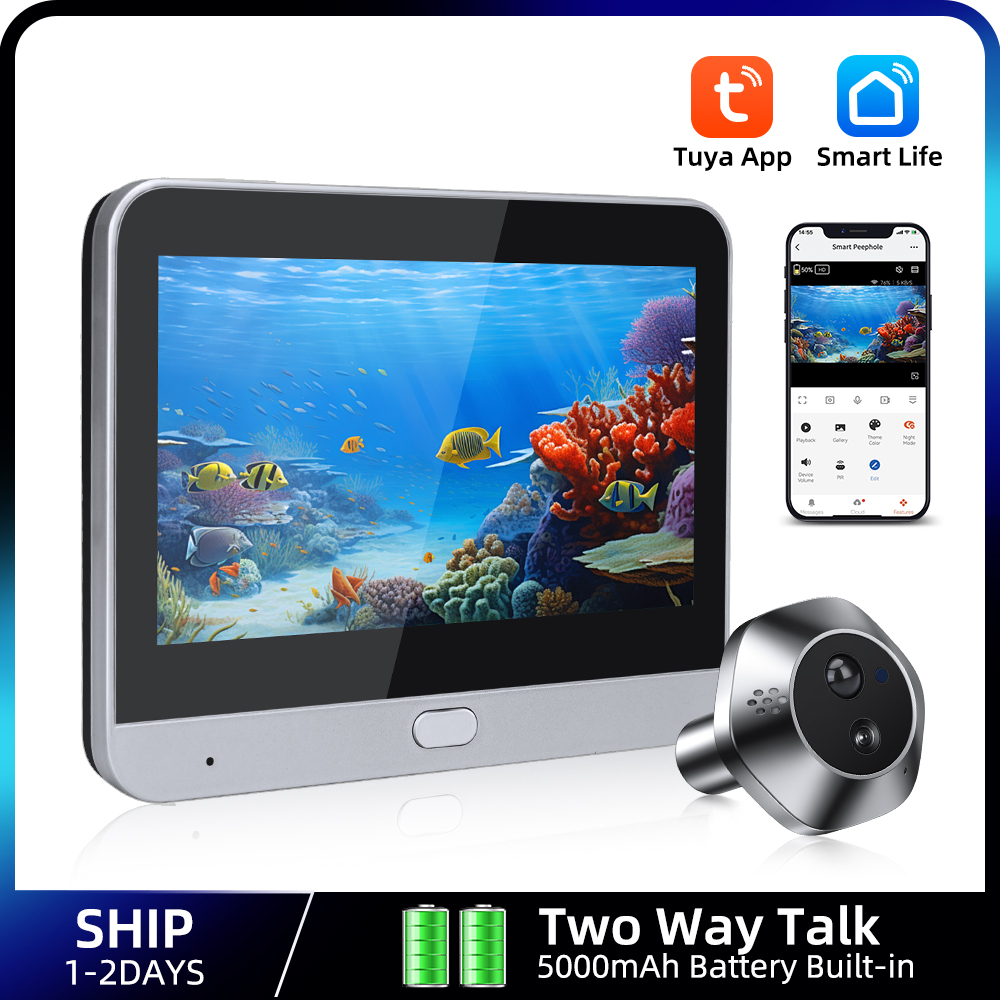 1080P WiFi Peephole Tuya Smart - Smart Home Video review and price