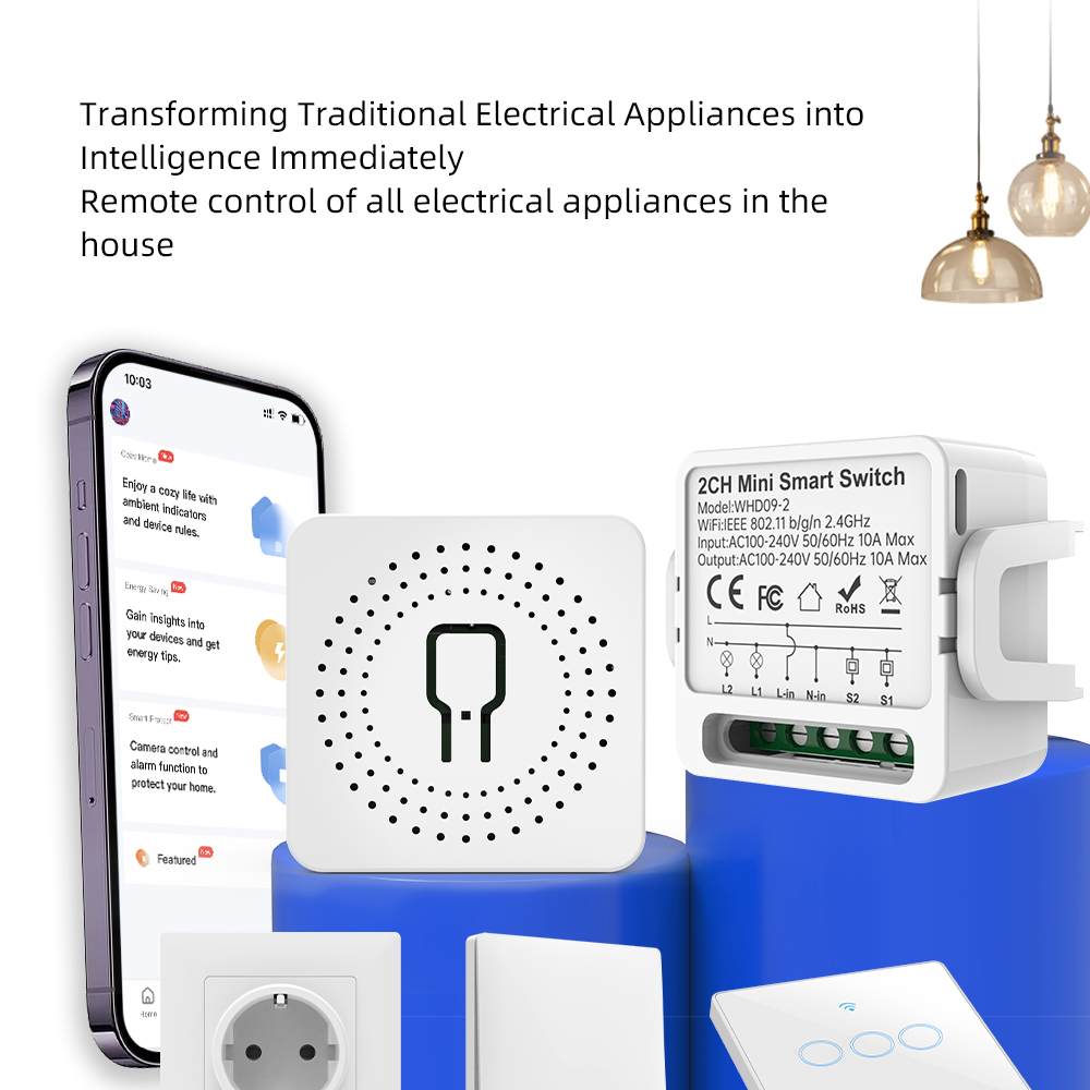 2 Way Tuya Smart Switch 2Gang  - Smart Home Alexa review and price