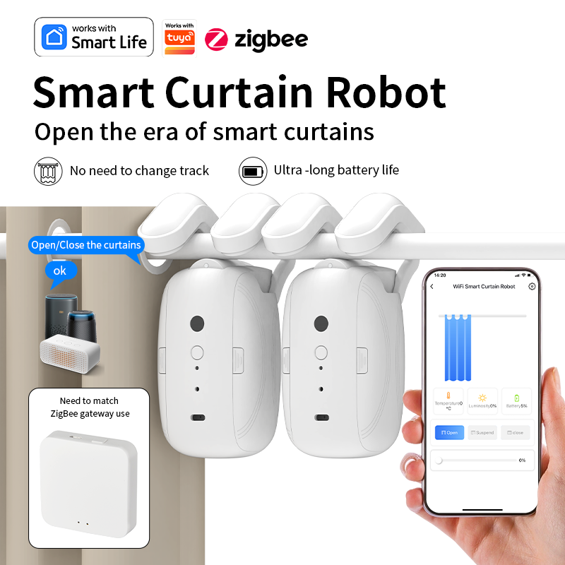 Zigbee Smart Curtain Driver Ro - Smart Home Alexa review and price