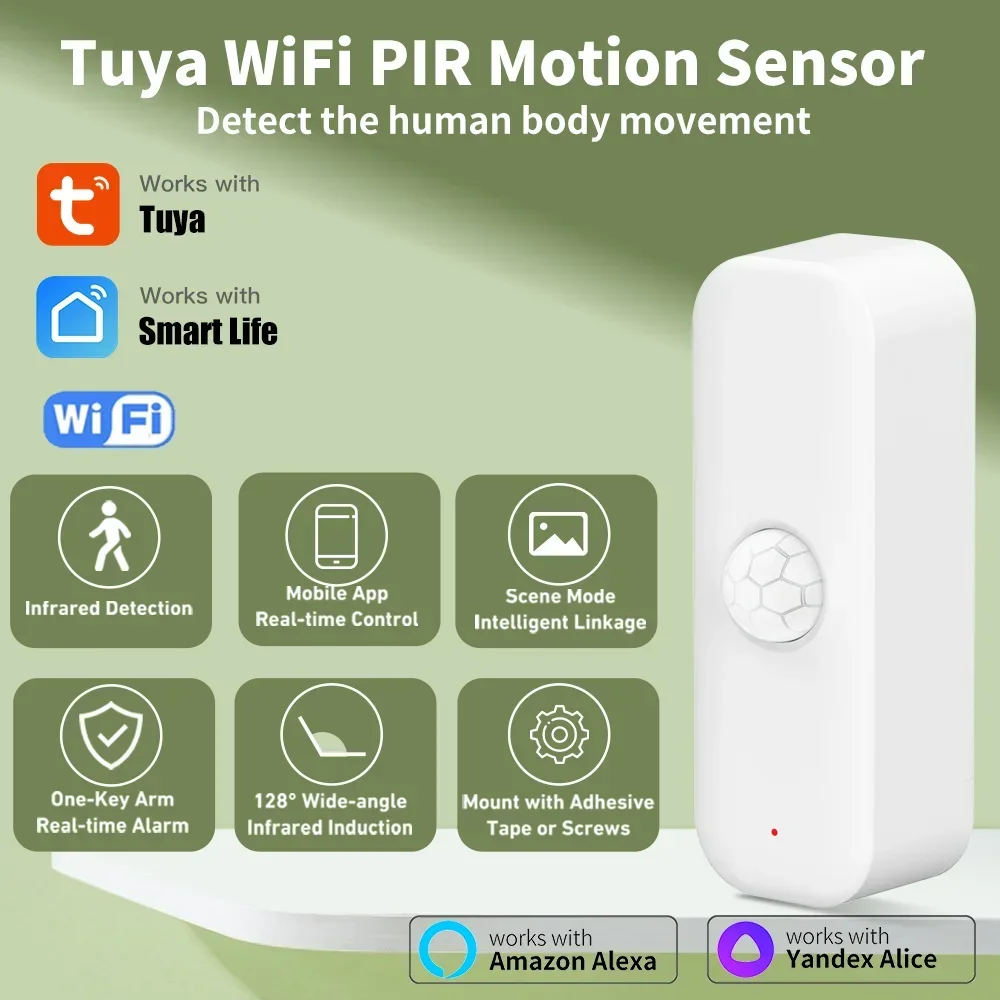 Tuya WiFI Motion Sensor PIR Sm - Smart Home Google review and price