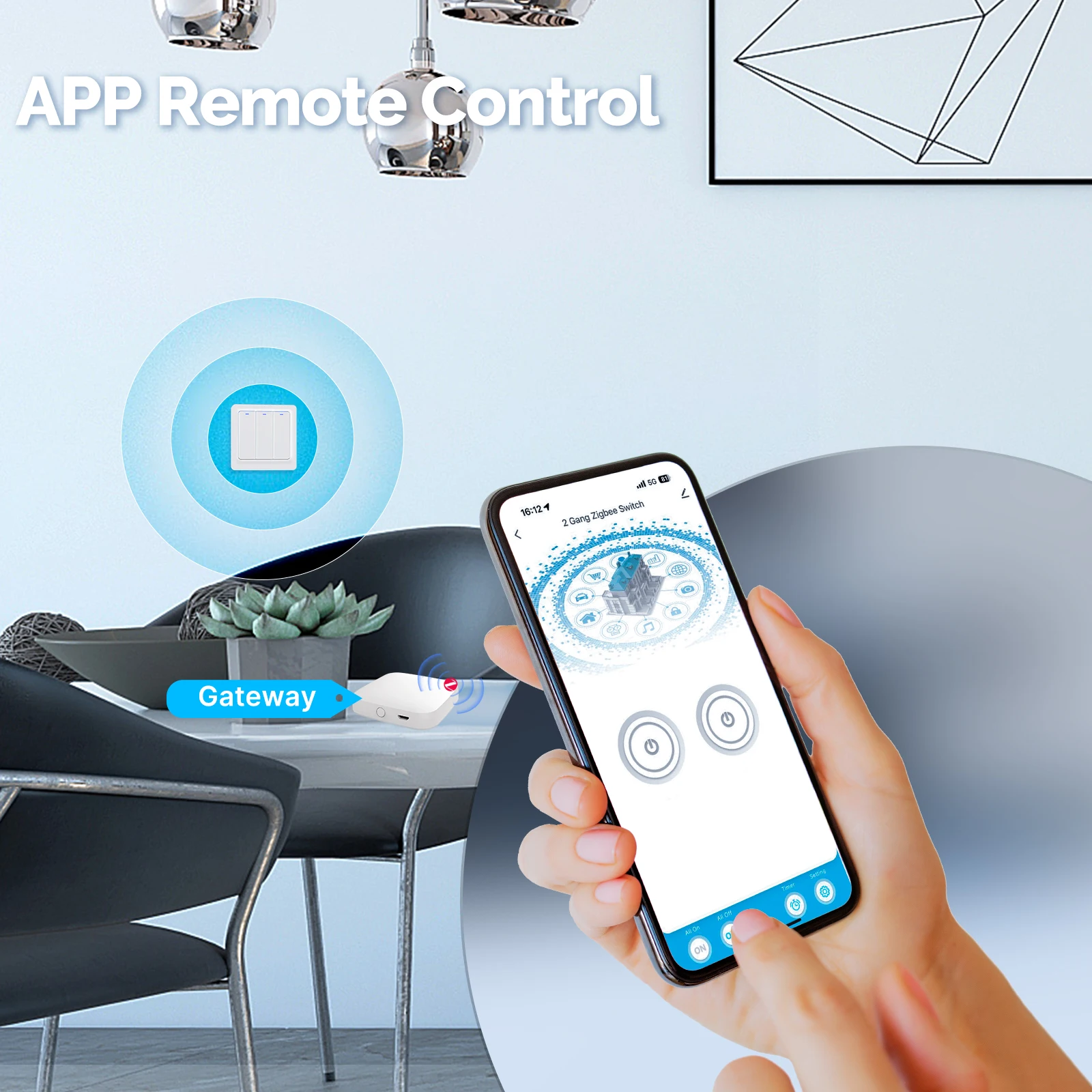 MOES ZigBee Smart Light Switch - Smart Home Google review and price