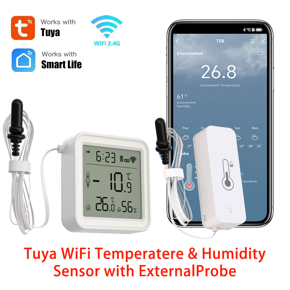 Tuya WiFi Temperature Humidity - Smart Home Alexa review and price