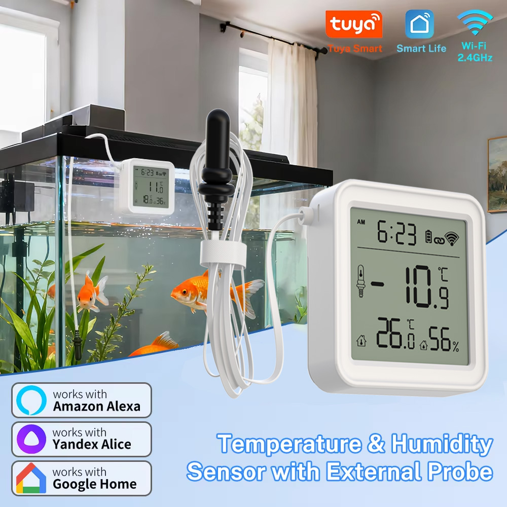 Tuya WiFi Temperature Humidity - Smart Home Alexa review and price