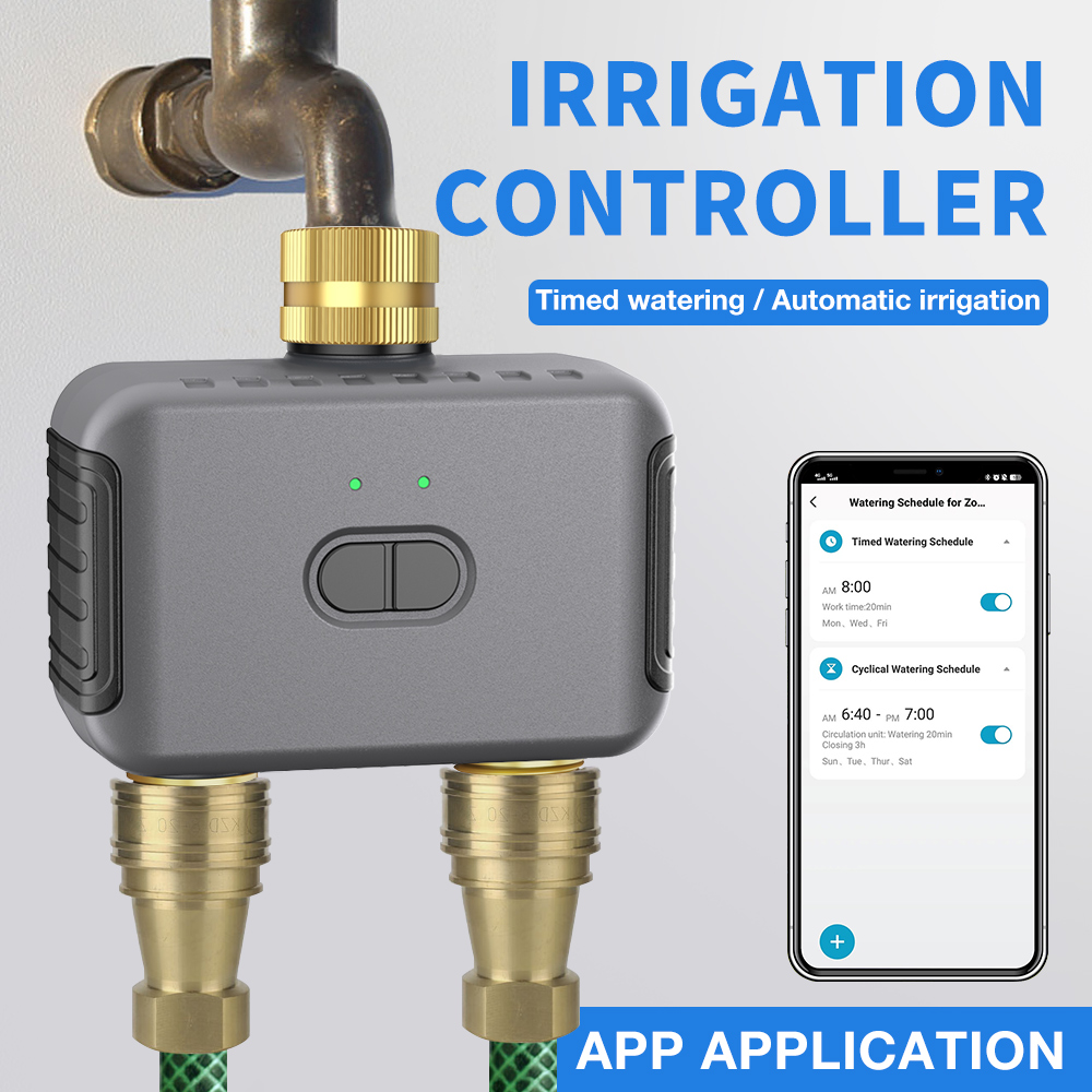 Tuya 2 Zone Watering Timer Gar - Smart Home Alexa review and price