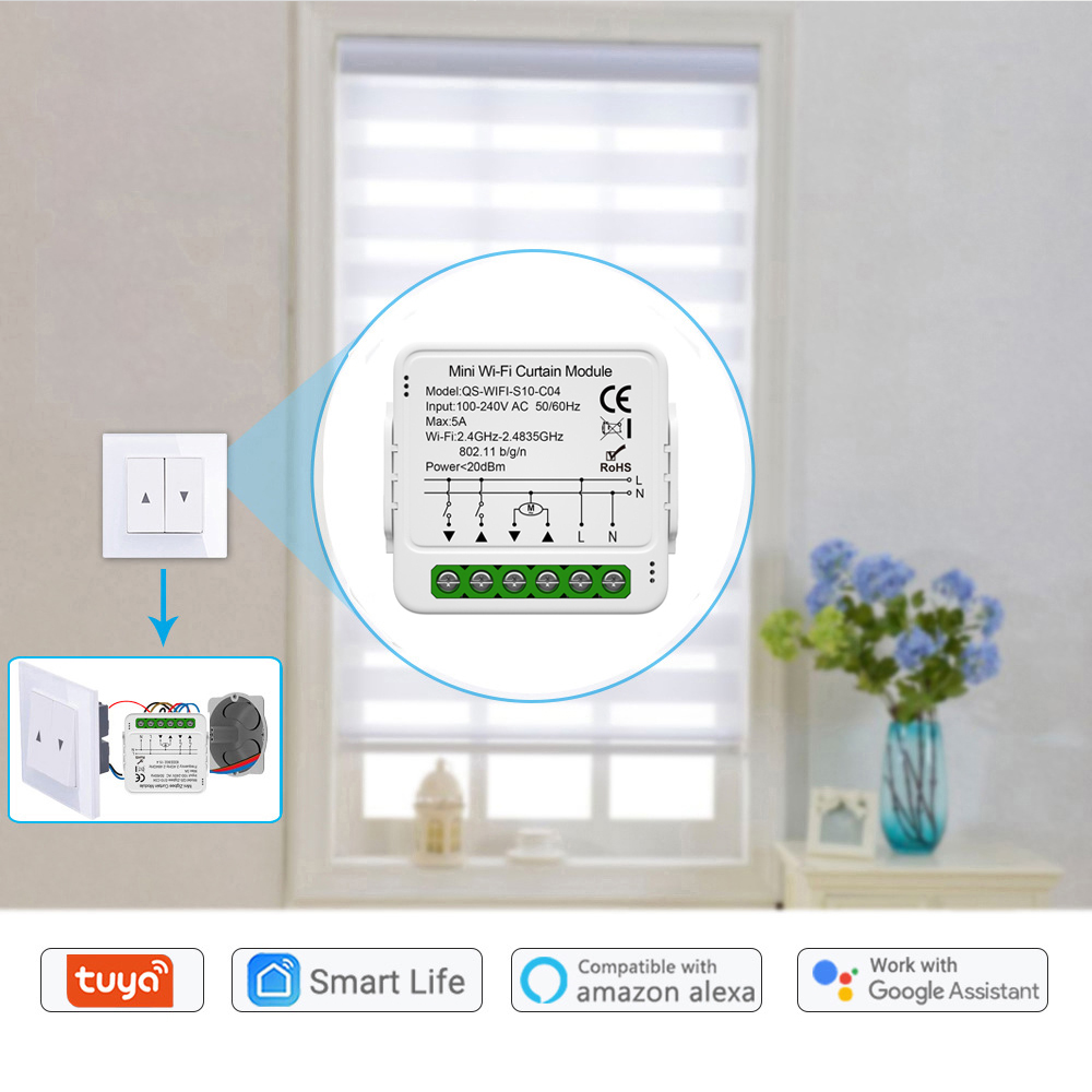 Tuya WiFi Zigbee Smart Curtain - Smart Home Technology review and price